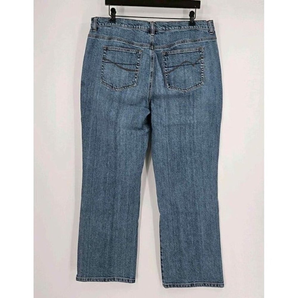 Venezia Womens Bootcut Med Wash Stretch Jeans Sz 20 - Picture 2 of 3